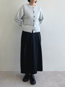 「for/c（フォーシー）のアイテム（トップス）」を使った、for/cさん（レディース・167cm）の冬コーディネート