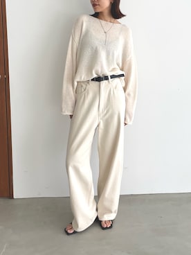 「for/c（フォーシー）のアイテム」を使った、for/cさん（レディース・166cm）の春コーディネート