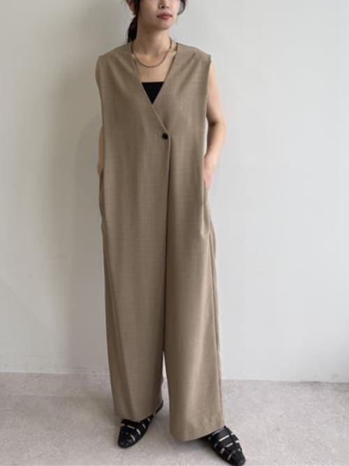 【美品】ito fukuoka オトナ オールインワン ベージュ ⭐︎人気⭐︎ito fukuoka OTONA all-in-one 《beige》