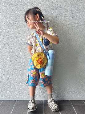 「アイテム（食器/キッチン）」を使った、cute_babystaglamさん（キッズ・100cm）の夏コーディネート