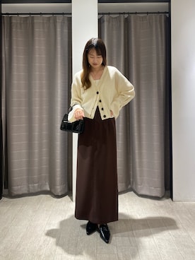 「CAPRICIEUX LE'MAGE（カプリシューレマージュ）のアイテム」を使った、sayalemageさん（骨格ナチュラル・レディース・165cm）の秋コーディネート