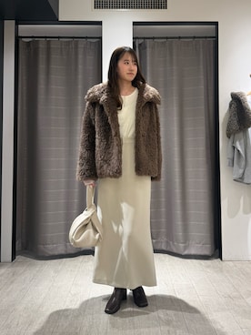 「CAPRICIEUX LE'MAGE（カプリシューレマージュ）のアイテム（その他アウター）」を使った、sayalemageさん（レディース・165cm）の秋コーディネート