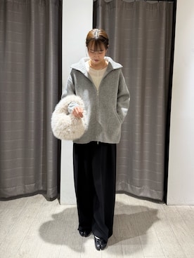 「CAPRICIEUX LE'MAGE（カプリシューレマージュ）のアイテム（その他アウター）」を使った、sayalemageさん（レディース・165cm）の秋コーディネート
