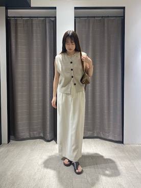「CAPRICIEUX LE'MAGE（カプリシューレマージュ）のアイテム」を使った、sayalemageさん（骨格ナチュラル・レディース・165cm）の夏コーディネート