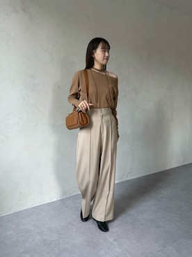 「CAPRICIEUX LE'MAGE（カプリシューレマージュ）のアイテム」を使った、sayalemageさん（骨格ナチュラル・レディース・165cm）の秋コーディネート