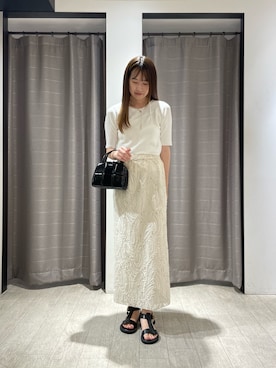 「CAPRICIEUX LE'MAGE（カプリシューレマージュ）のアイテム」を使った、sayalemageさん（骨格ナチュラル・レディース・165cm）の夏コーディネート