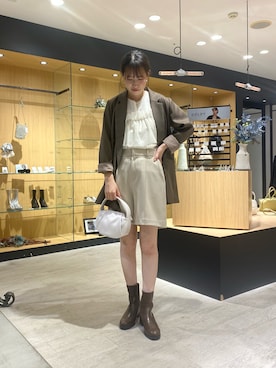 「CAPRICIEUX LE'MAGE（カプリシューレマージュ）のアイテム（ジャケット/アウター）」を使った、sayalemageさん（骨格ナチュラル・レディース・165cm）の秋コーディネート