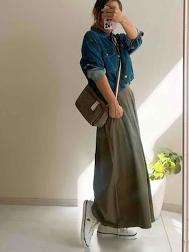 「nissen（ニッセン）のアイテム」を使った、はちまろさん（レディース・162cm）の秋コーディネート
