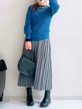 「スタッフ」｜はちまろさん（レディース・162cm）の秋コーディネート