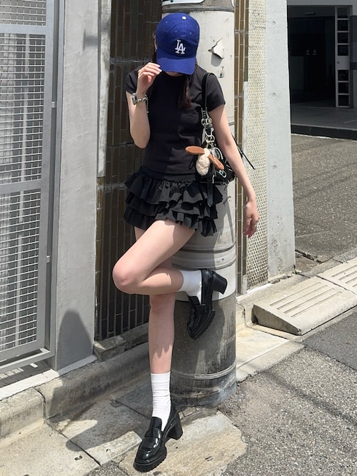 セール】Tiered Frilled Miniskirt /ティアード フリル ミニ
