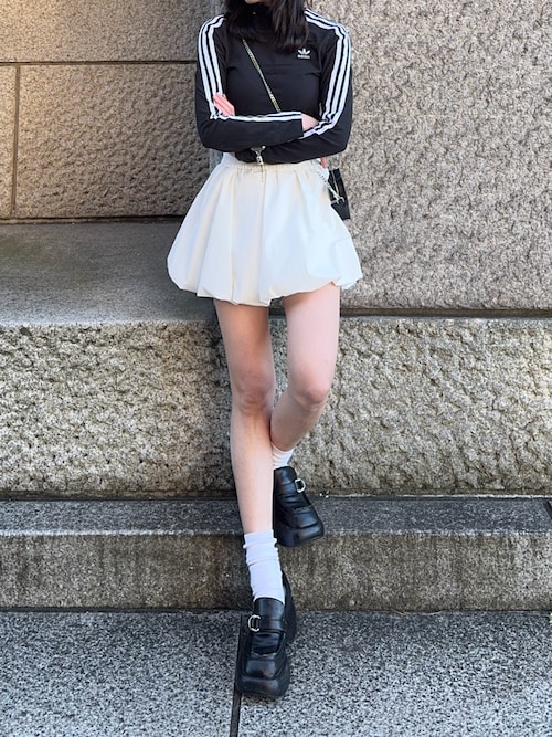 セール】Balloon Simple Mini Skirt/バルーンシンプルミニ