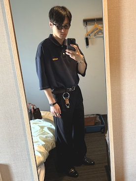 「アイテム（財布/小物）」を使った、Yuuさん（メンズ・177cm）の夏コーディネート