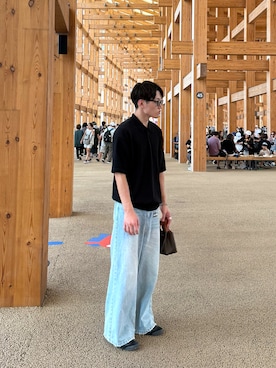 「アイテム（ハンドバッグ）」を使った、Yuuさん（メンズ・177cm）の夏コーディネート