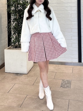 「dazzlin（ダズリン）のアイテム」を使った、koharuさん（レディース・153cm）の冬コーディネート