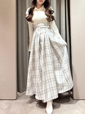 「dazzlin（ダズリン）のアイテム」を使った、koharuさん（レディース・153cm）の冬コーディネート