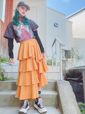 「Little sunny bite（リトルサニーバイト）のアイテム」を使った、appyoll2さん（レディース・163cm）の秋コーディネート