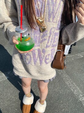 「WHIMSIC（ウィムジック）のアイテム」を使った、୨୧⑅*.さん（レディース・163cm）の冬コーディネート