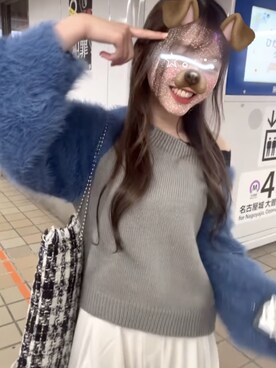 ୨୧⑅*.さん（レディース・163cm）の冬コーディネート