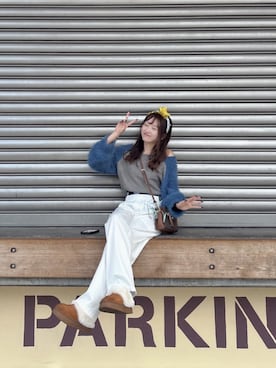 「EMODA（エモダ）のアイテム」を使った、୨୧⑅*.さん（レディース・163cm）の秋コーディネート