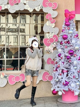 ୨୧⑅*.さん（レディース・163cm）の冬コーディネート