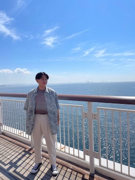 「Canal 4℃（カナルヨンドシー）のアイテム（アクセサリー）」を使った、yumaさん（メンズ・162cm）の秋コーディネート