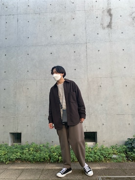 「Canal 4℃（カナルヨンドシー）のアイテム（アクセサリー）」を使った、yumaさん（メンズ・162cm）の秋コーディネート