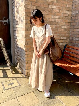 「NIKE(ナイキ)のアイテム(サンダル)」を使った、azusaさん(レディース・143cm)の夏コーディネート