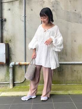 「NIKE(ナイキ)のアイテム(サンダル)」を使った、azusaさん(レディース・143cm)の夏コーディネート