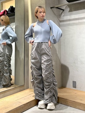 moeさん（レディース・158cm）の春コーディネート