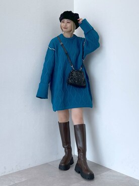 moeさん（レディース・158cm）の秋コーディネート