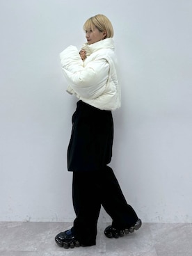 moeさん（レディース・158cm）の冬コーディネート