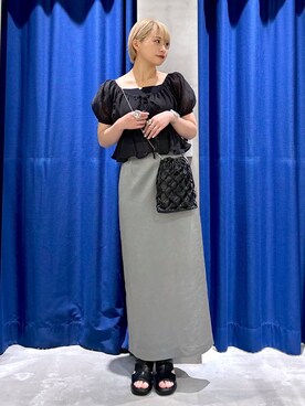 moeさん（レディース・158cm）の春コーディネート