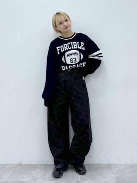 moeさん（レディース・158cm）の冬コーディネート