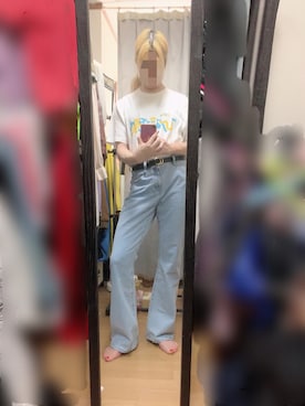 「グッズTシャツ」｜メアさん（メンズ・173cm）の夏コーディネート