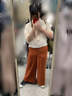 「PLST（プラステ）のアイテム（パンツ）」を使った、メアさん（メンズ・172cm）の冬コーディネート