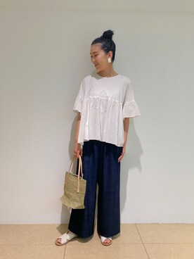 naoさん（レディース・159cm）の夏コーディネート