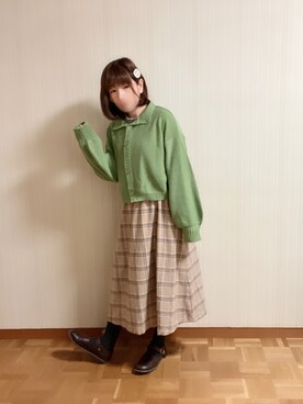 チェックワンピース の人気ファッションコーディネート Wear