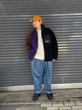 「MANASTASH（マナスタッシュ）のアイテム（ジャケット/アウター）」を使った、Turkeyさん（メンズ・173cm）の秋コーディネート