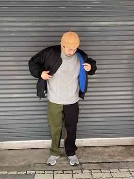 「MANASTASH（マナスタッシュ）のアイテム（ジャケット/アウター）」を使った、Turkeyさん（メンズ・173cm）の秋コーディネート