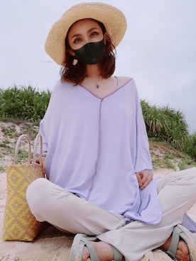 「4youstory（フォーユーストーリー）のアイテム」を使った、naturalcolorさん（レディース・151cm）の春コーディネート