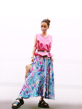 naturalcolorさん（レディース・151cm）の夏コーディネート