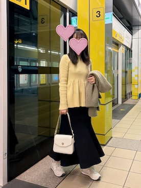 「アイテム（その他トップス）」を使った、シシ🌼さん（レディース・153cm）の冬コーディネート