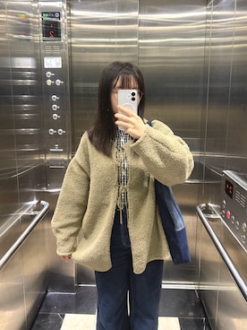 「アイテム（その他トップス）」を使った、シシ🌼さん（レディース・153cm）の冬コーディネート