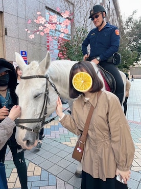 「アイテム（PC・スマホグッズ/家電）」を使った、シシ🌼さん（レディース・153cm）の秋コーディネート