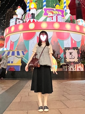 「アイテム（ボストンバッグ）」を使った、シシ🌼さん（レディース・153cm）の秋コーディネート