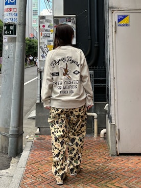 「アイテム（スウェット）」を使った、sichaaaanさん（レディース・162cm・20代）の秋コーディネート