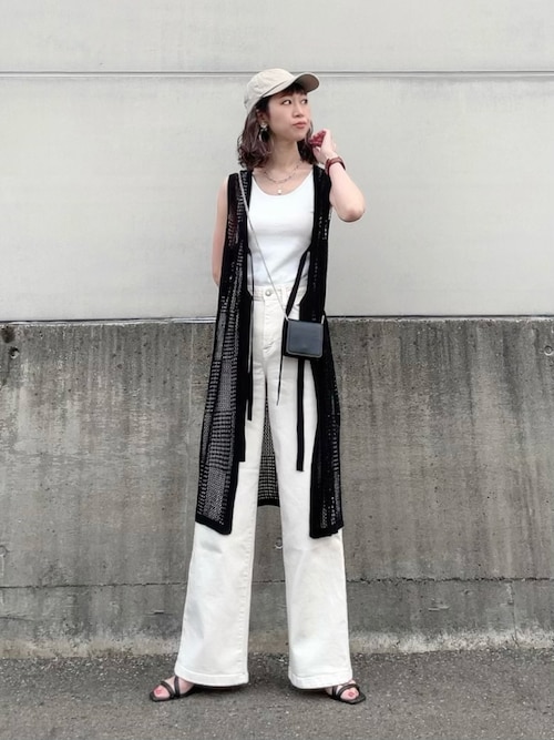 ロングジレジャケット ベスト ダブル ハンサムコーデ L585 STAFF STYLING｜THE SHOP YOHJI YAMAMOTO
