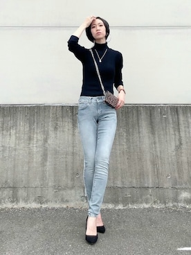 「Deviluse（Deviluse）のアイテム（アクセサリー）」を使った、よしださん（レディース・169cm）の秋コーディネート