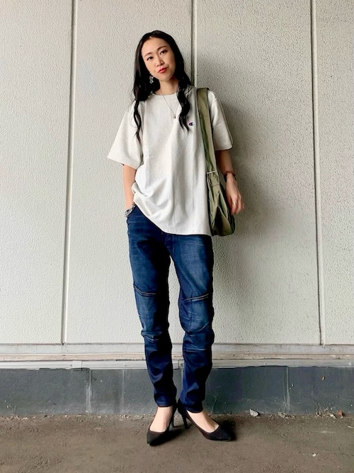 Champion】リバースウィーブ無地Tシャツ（Tシャツ/カットソー