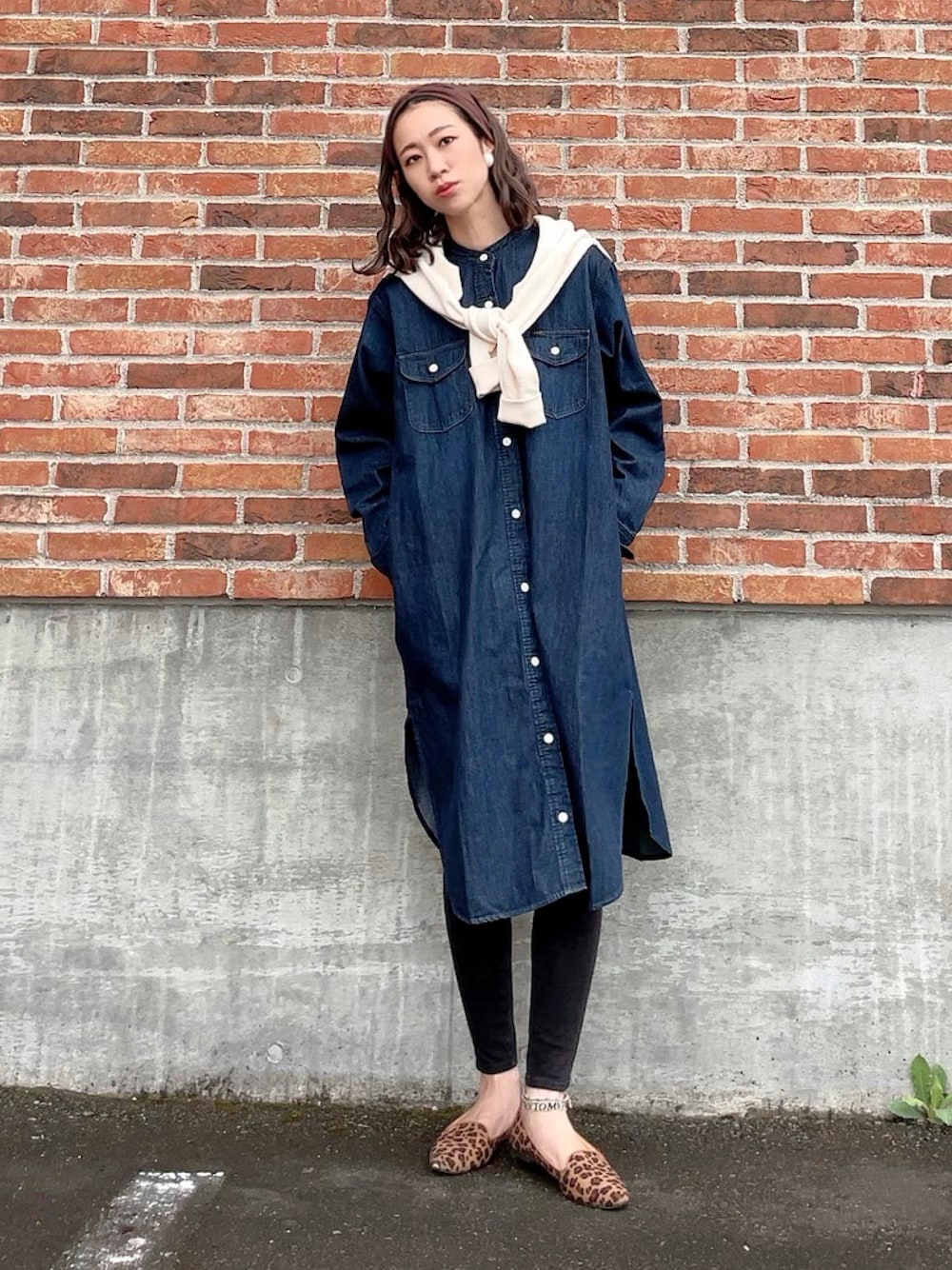 よしだ(Right-on)｜Leeのシャツワンピースを使ったコーディネート - WEAR